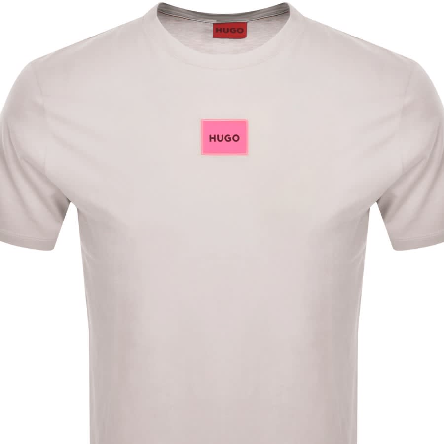 Hugo Off HUGO Diragolino212 T Shirt Off White | Mainline Menswear United States
