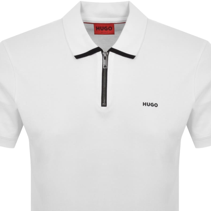 Image number 2 for HUGO Dalomino Polo T Shirt White