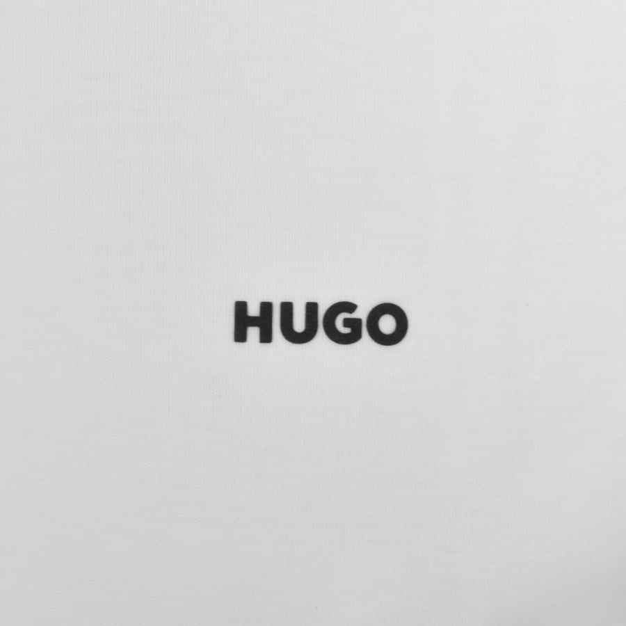 Image number 3 for HUGO Dalomino Polo T Shirt White