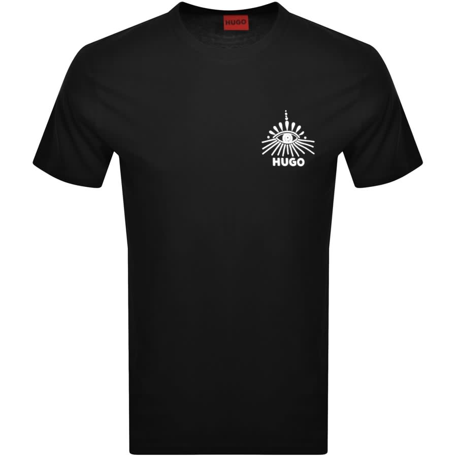Image number 2 for HUGO Dedico T Shirt Black