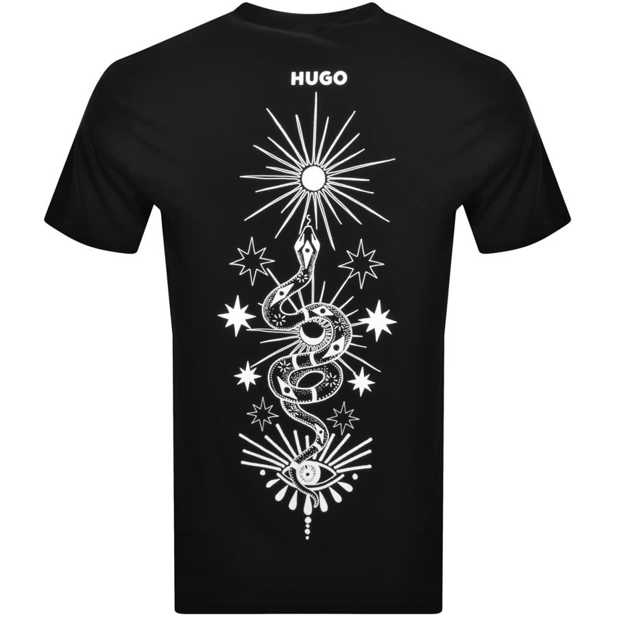Image number 3 for HUGO Dedico T Shirt Black