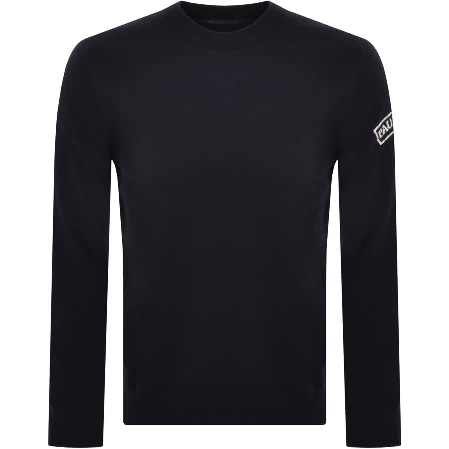 Image number 1 for Paul And Shark Roundneck Knit Jumper Navy