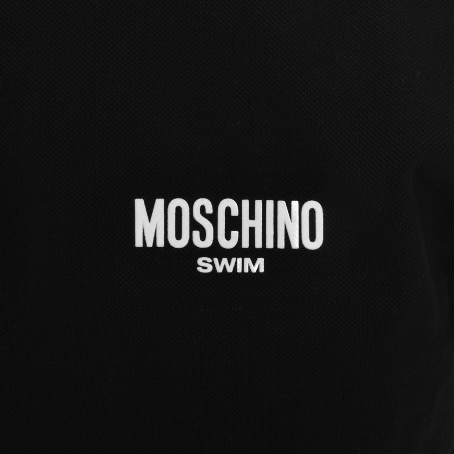 Image number 3 for Moschino Short Sleeved Polo T Shirt Black