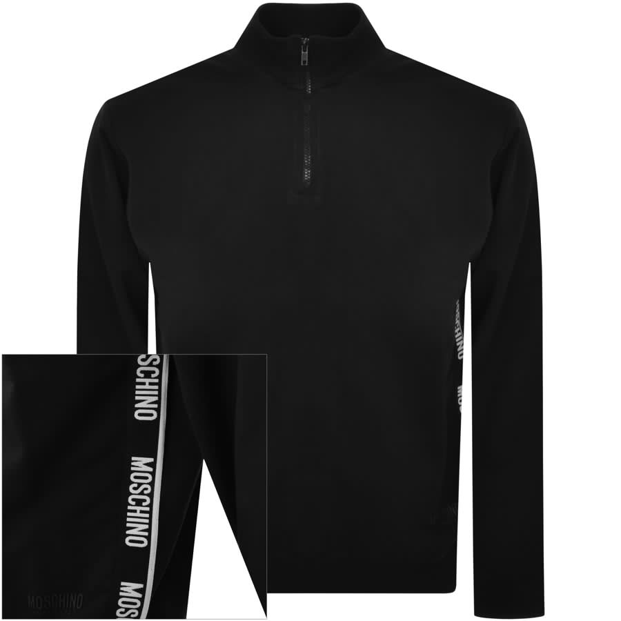 Image number 1 for Moschino Logo Tape Sweatshirt Black