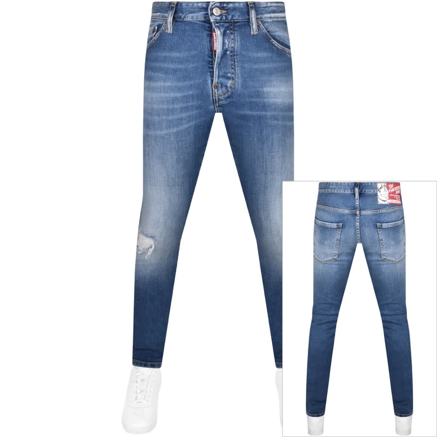 Image number 1 for DSQUARED2 Cool Guy Slim Fit Jeans Blue