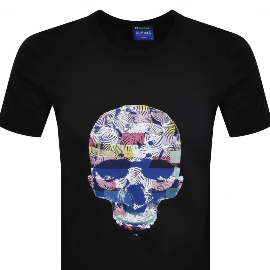 Image number 2 for Paul Smith Skull T Shirt Black