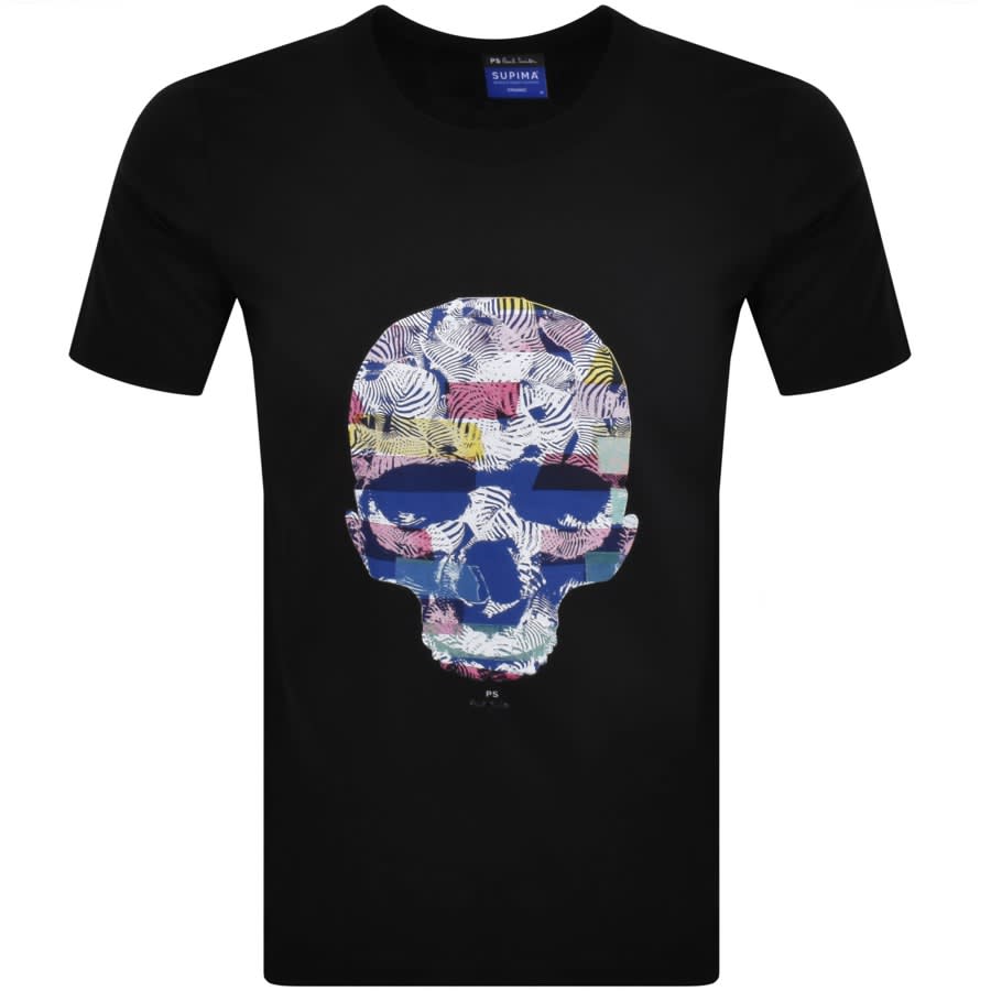 Image number 1 for Paul Smith Skull T Shirt Black