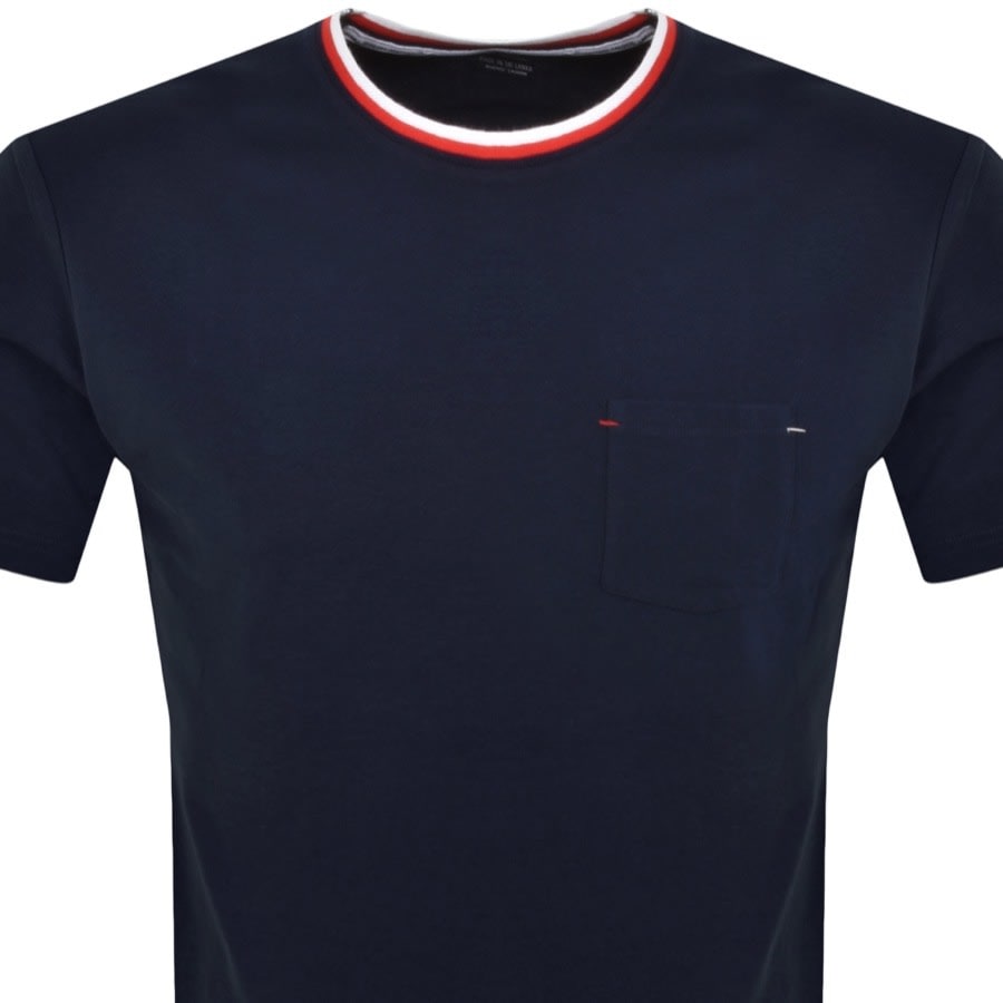 Image number 2 for Lacoste Loungewear T Shirt Navy