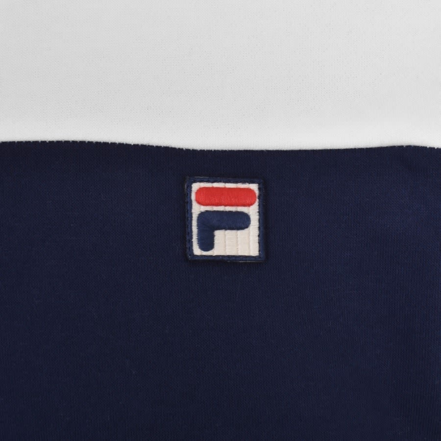 Image number 3 for Fila Vintage Colour Block Sweatshirt Navy