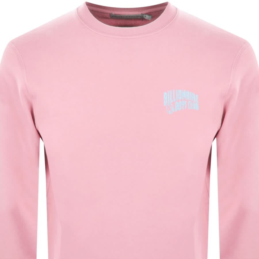 Image number 2 for Billionaire Boys Club Arch Logo Sweatshirt Pink
