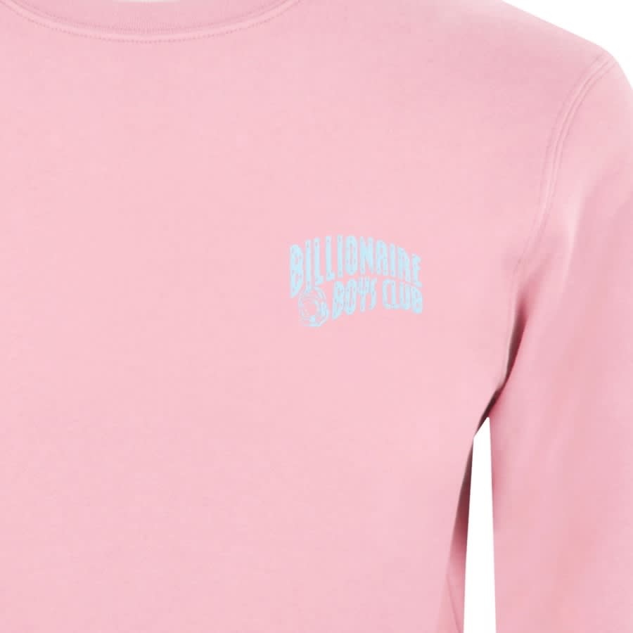 Image number 3 for Billionaire Boys Club Arch Logo Sweatshirt Pink