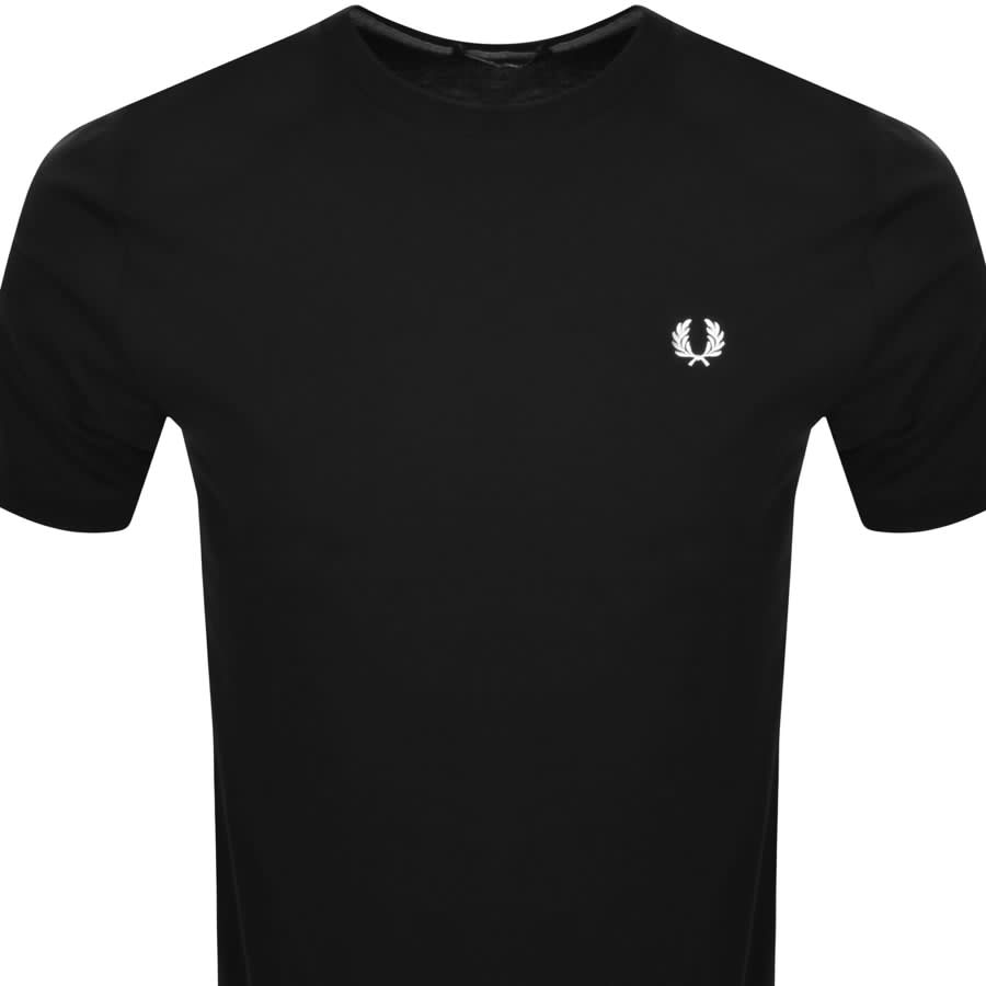 Image number 2 for Fred Perry Crew Neck T Shirt Black