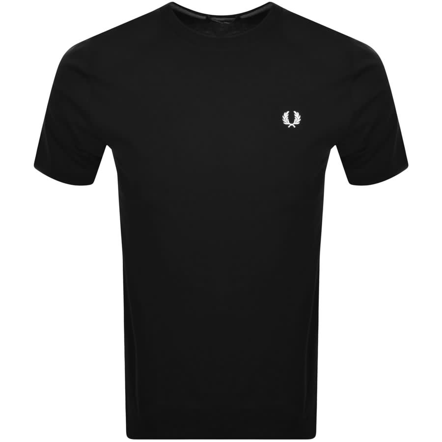 Image number 1 for Fred Perry Crew Neck T Shirt Black