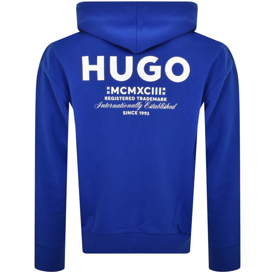 Blue hugo boss hoodie top