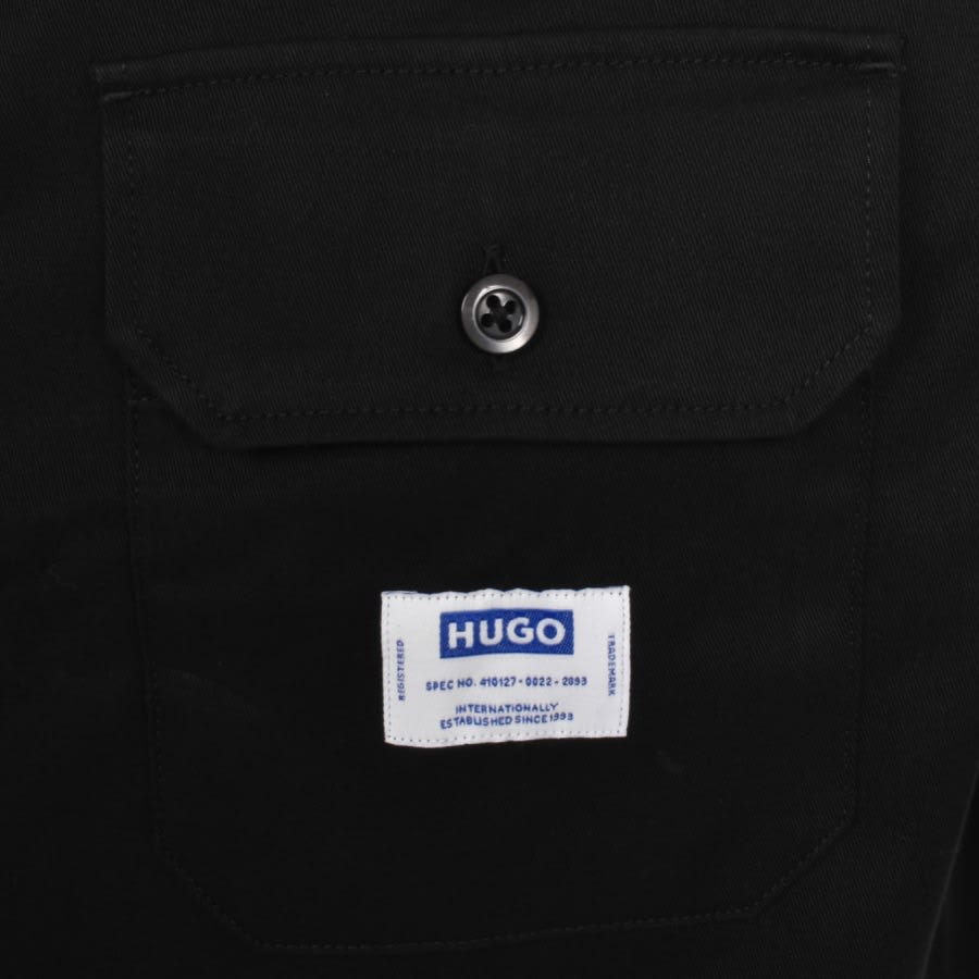 Image number 3 for HUGO Blue Short Sleeve Ekyno Shirt Black