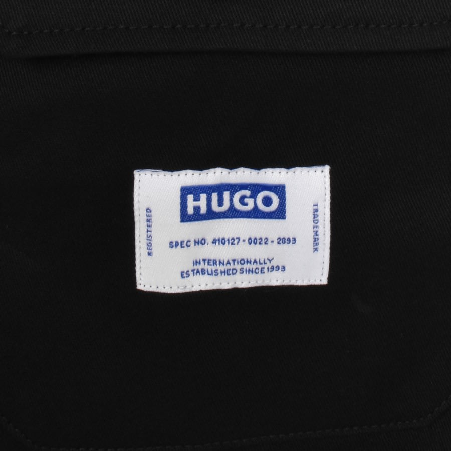 HUGO Blue Short Sleeve Ekyno Shirt Black Mainline Menswear