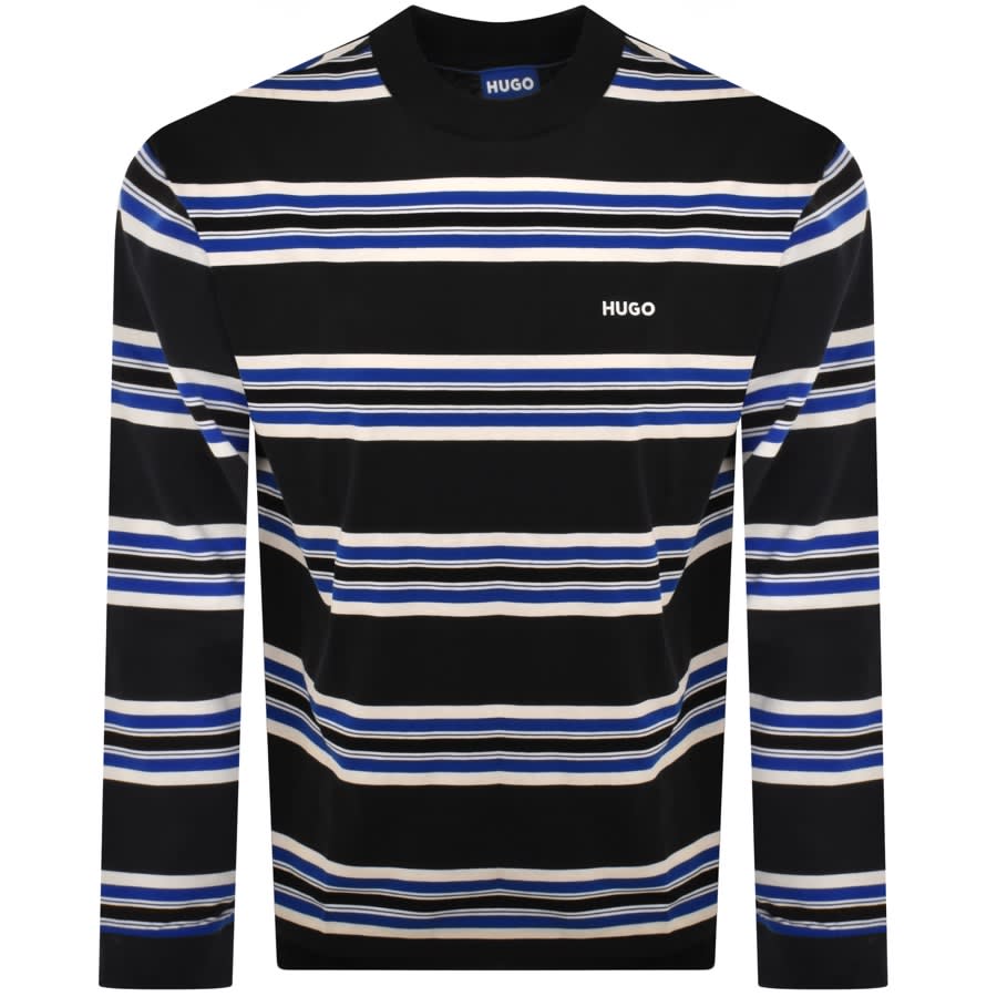 Blue striped t shirt outlet