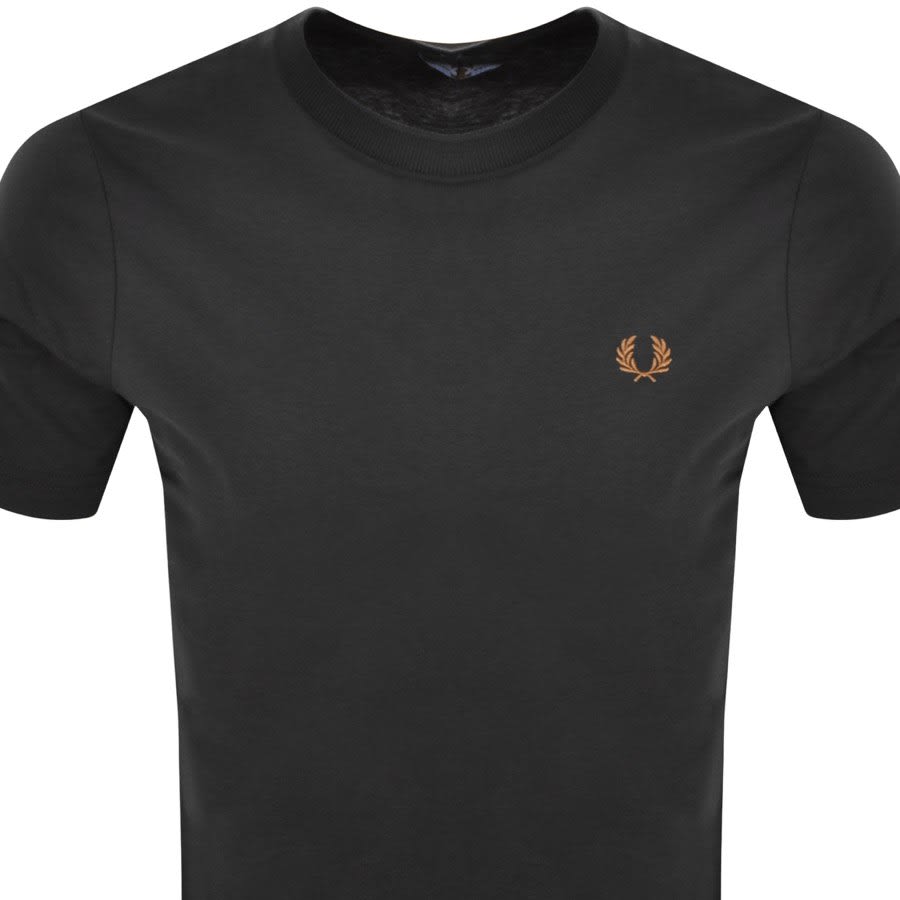 Image number 2 for Fred Perry Crew Neck T Shirt Grey