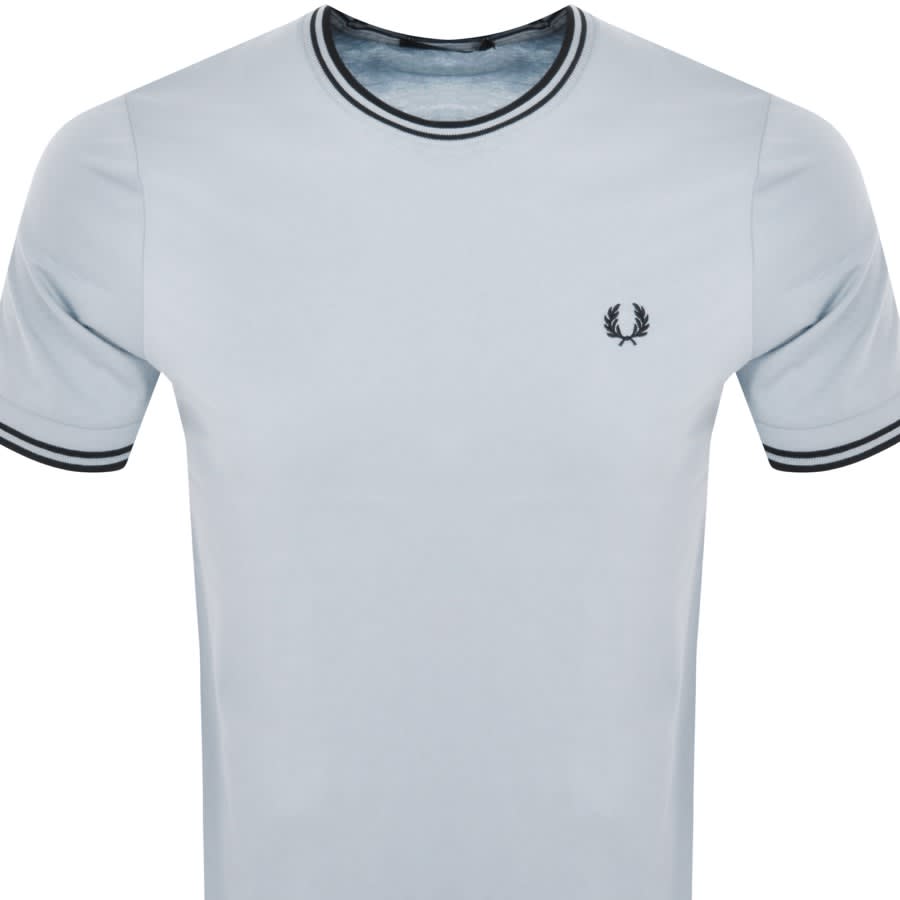 Image number 2 for Fred Perry Twin Tipped T Shirt Blue