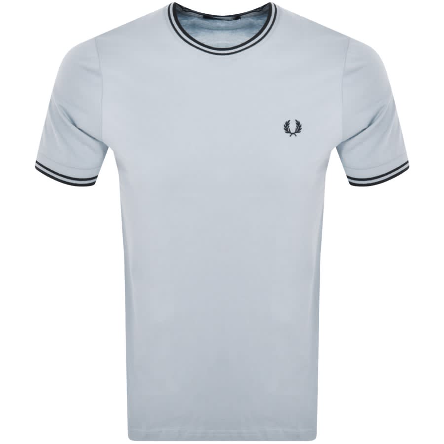 Image number 1 for Fred Perry Twin Tipped T Shirt Blue