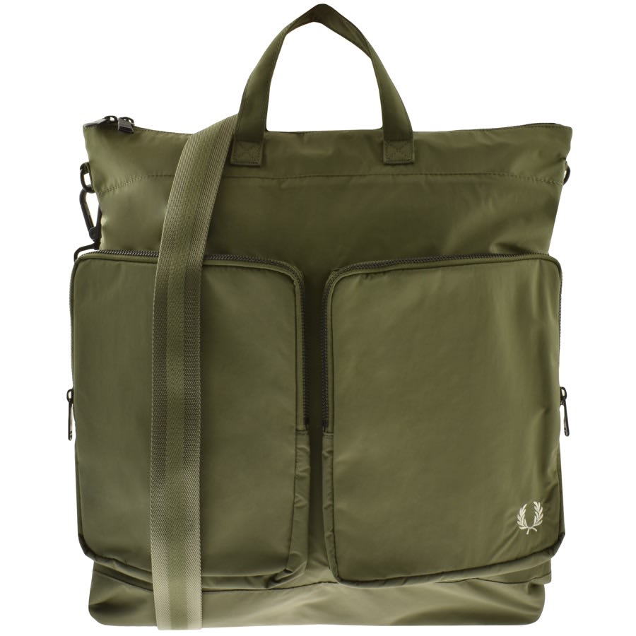 Image number 1 for Fred Perry Nylon Helmet Bag Green