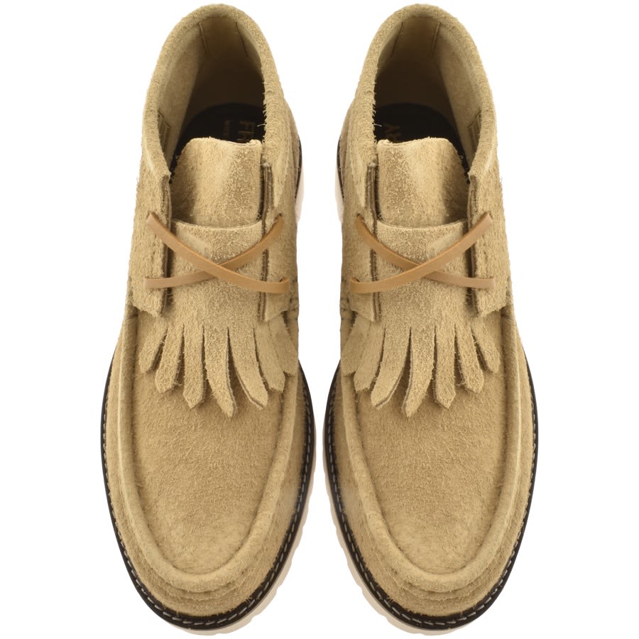 Image number 3 for Fred Perry Kenny Mid Suede Shoe Warm Stone