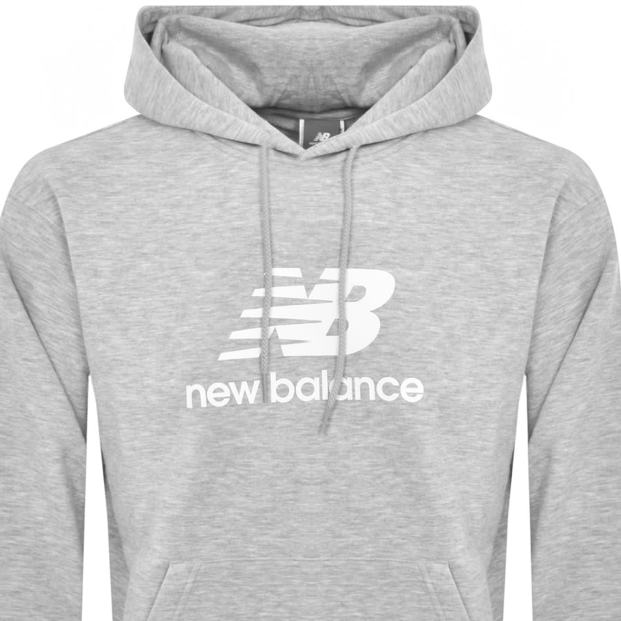 Image number 2 for New Balance Sport Essentials Logo Hoodie Grey
