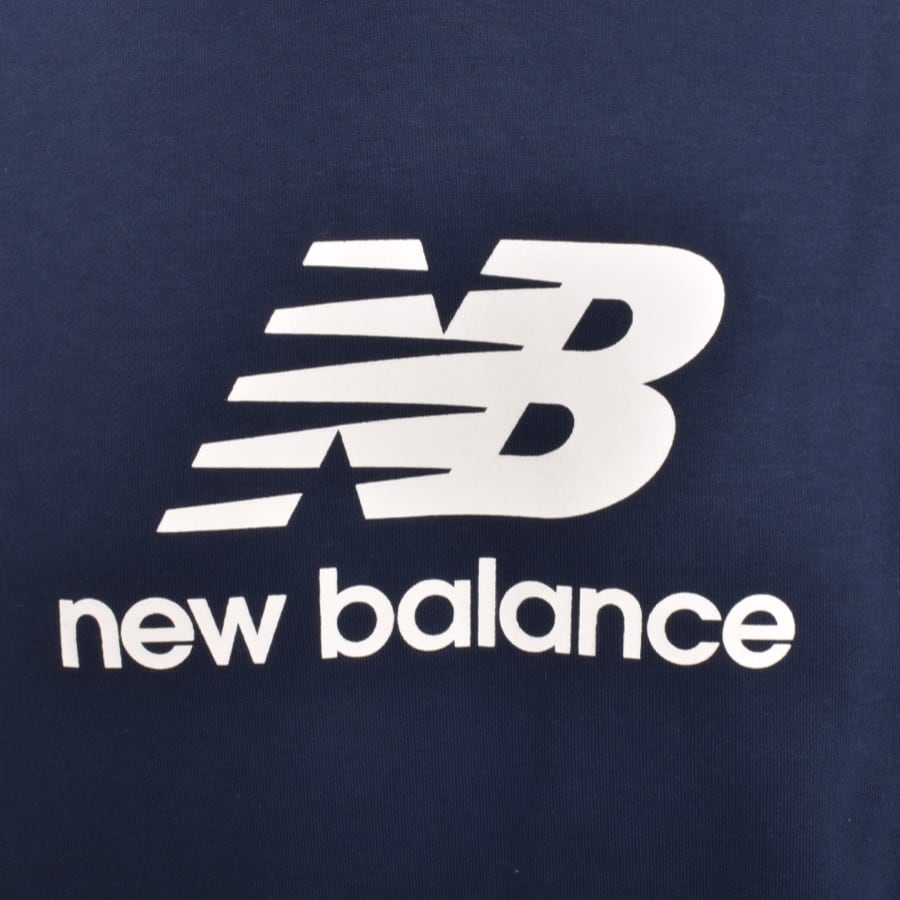 Image number 3 for New Balance Sport Essentials Logo Hoodie Navy