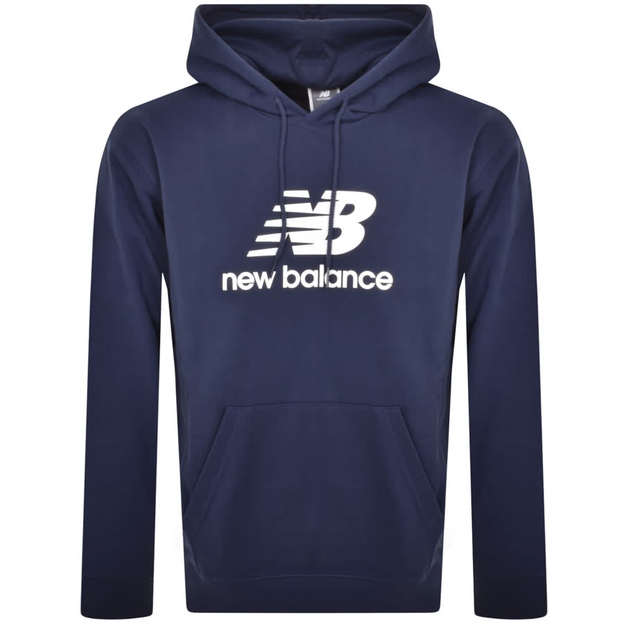 Image number 1 for New Balance Sport Essentials Logo Hoodie Navy