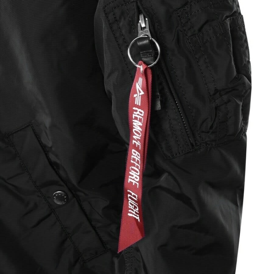 Image number 3 for Alpha Industries MA 1 Jacket Black