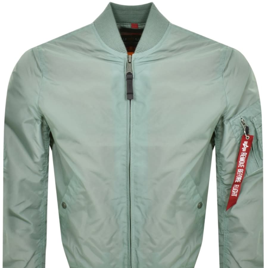 Image number 2 for Alpha Industries MA 1 Jacket Green