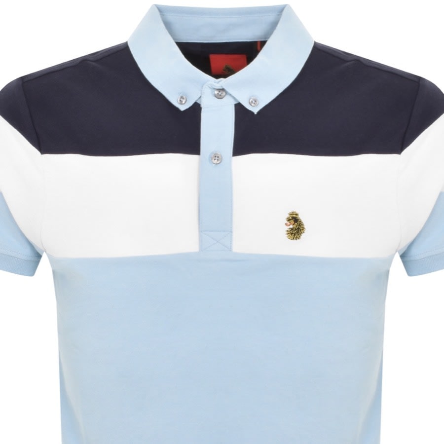 Image number 2 for Luke 1977 Sharkey Polo T Shirt Blue