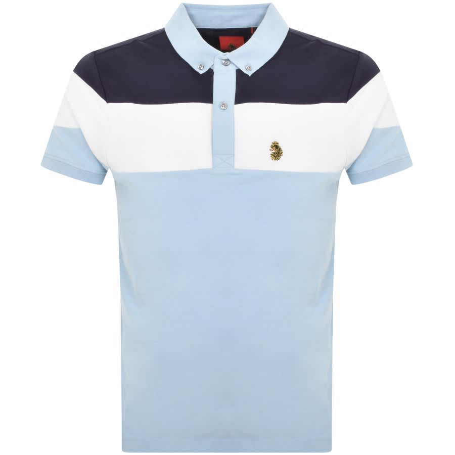 Image number 1 for Luke 1977 Sharkey Polo T Shirt Blue
