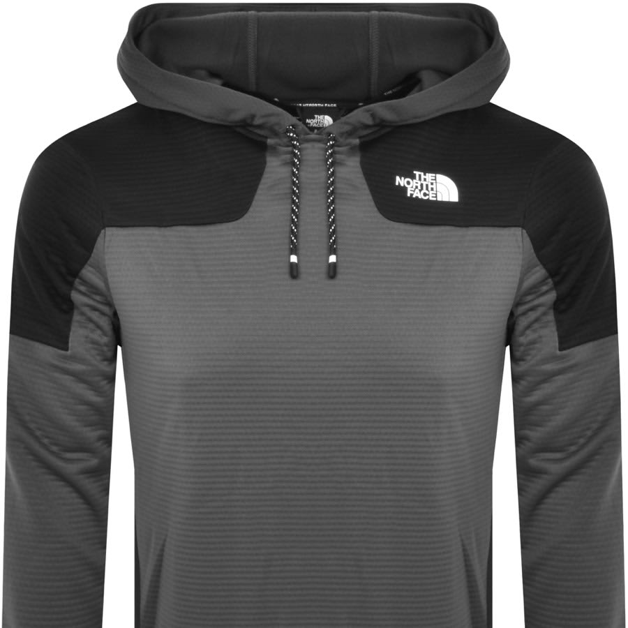Image number 2 for The North Face Pull On Fleece Hoodie Grey