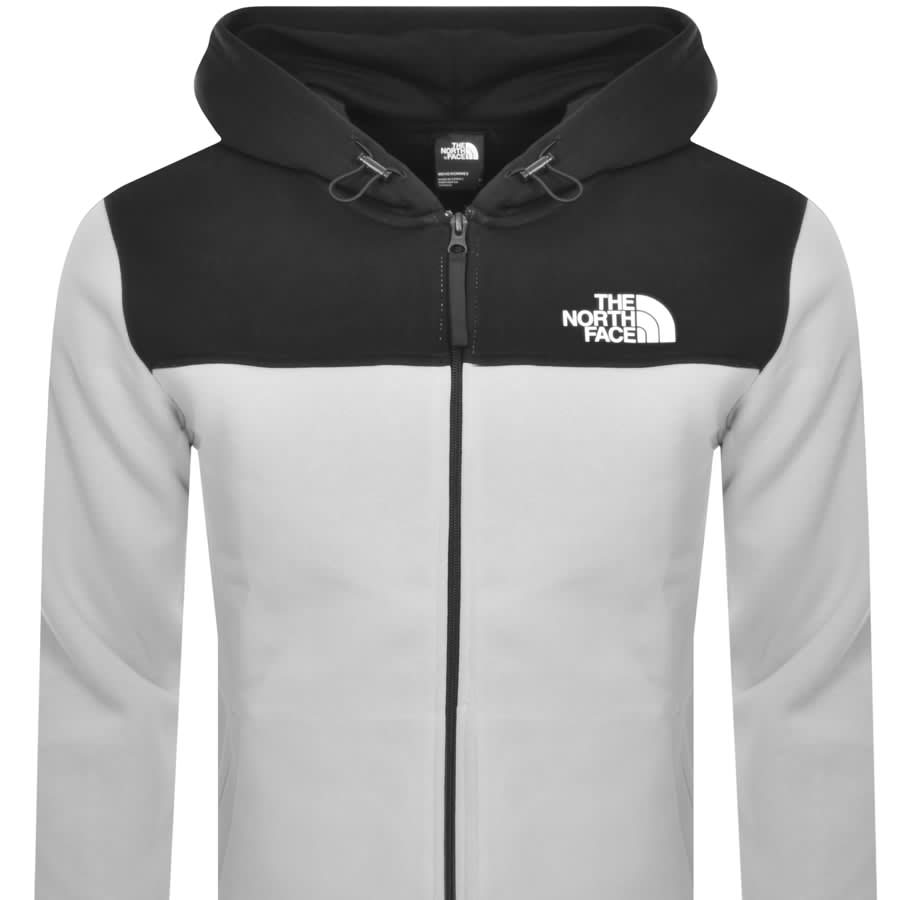 Image number 2 for The North Face Icons Full Zip Hoodie Grey