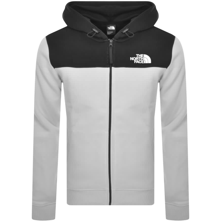 Image number 1 for The North Face Icons Full Zip Hoodie Grey