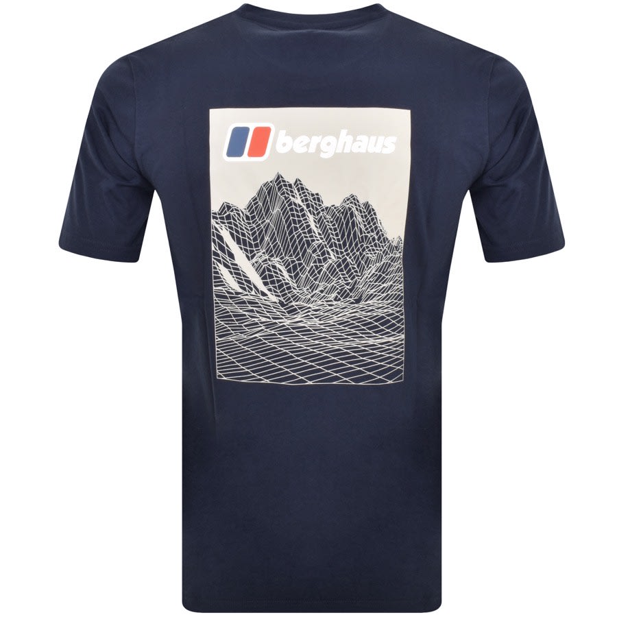 Image number 4 for Berghaus Lineation T Shirt Navy