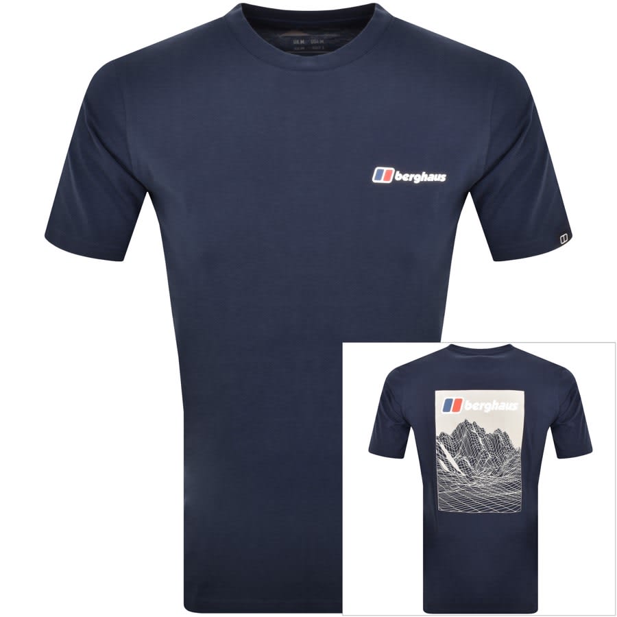 Image number 1 for Berghaus Lineation T Shirt Navy