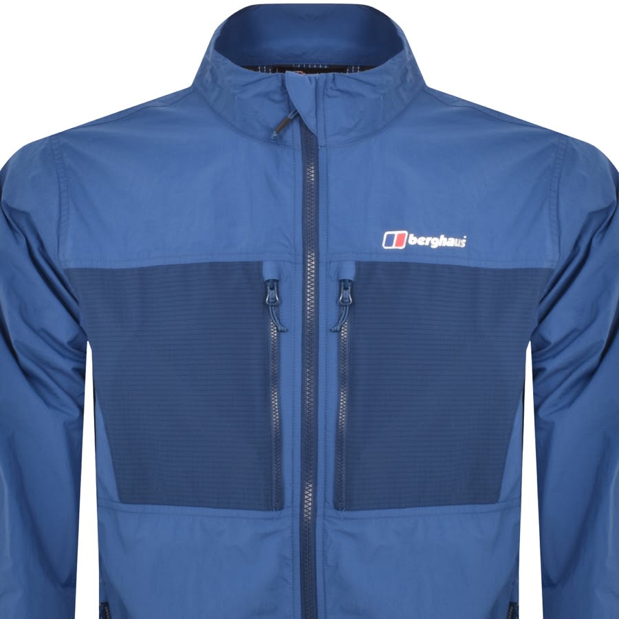 Image number 2 for Berghaus Holkmi Windproof Jacket Blue
