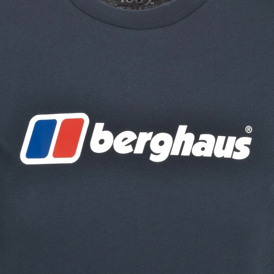 Image number 3 for Berghaus Logo T Shirt Blue