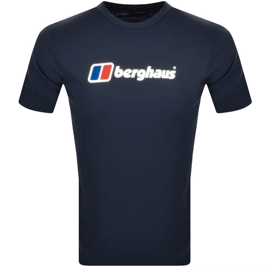 Image number 1 for Berghaus Logo T Shirt Blue