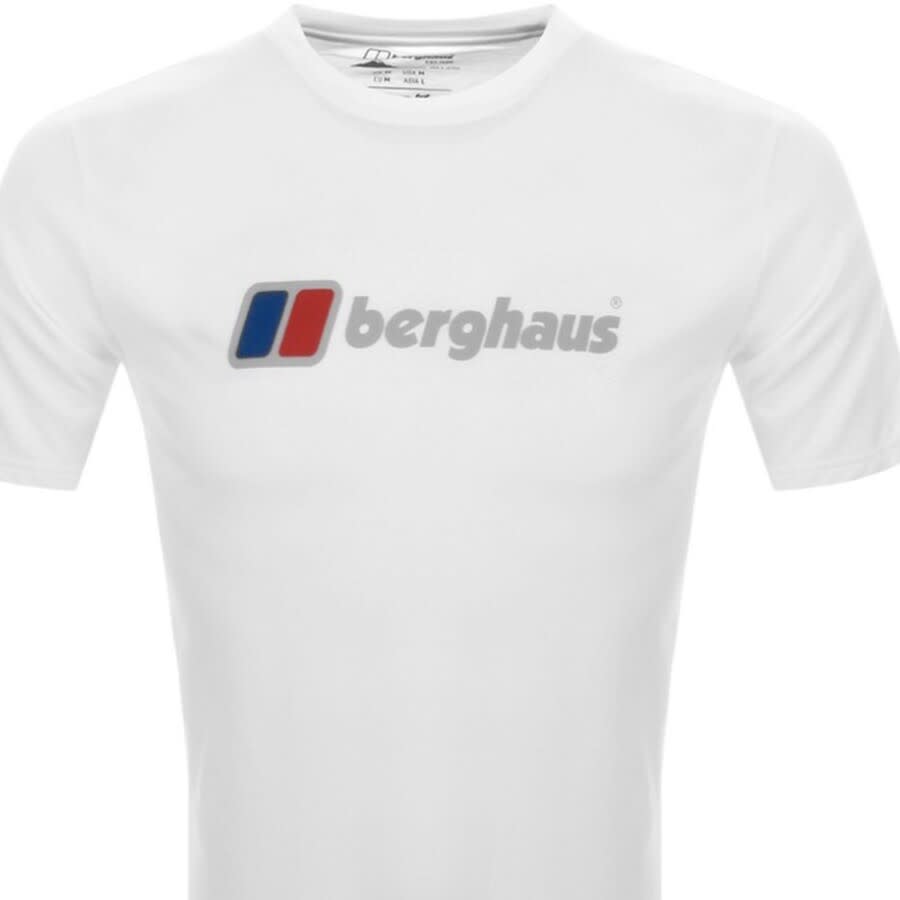 Image number 2 for Berghaus Logo T Shirt White