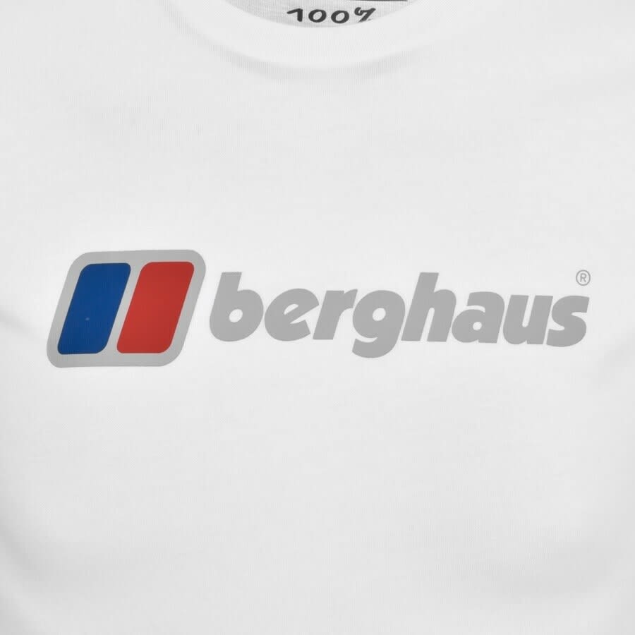 Image number 3 for Berghaus Logo T Shirt White