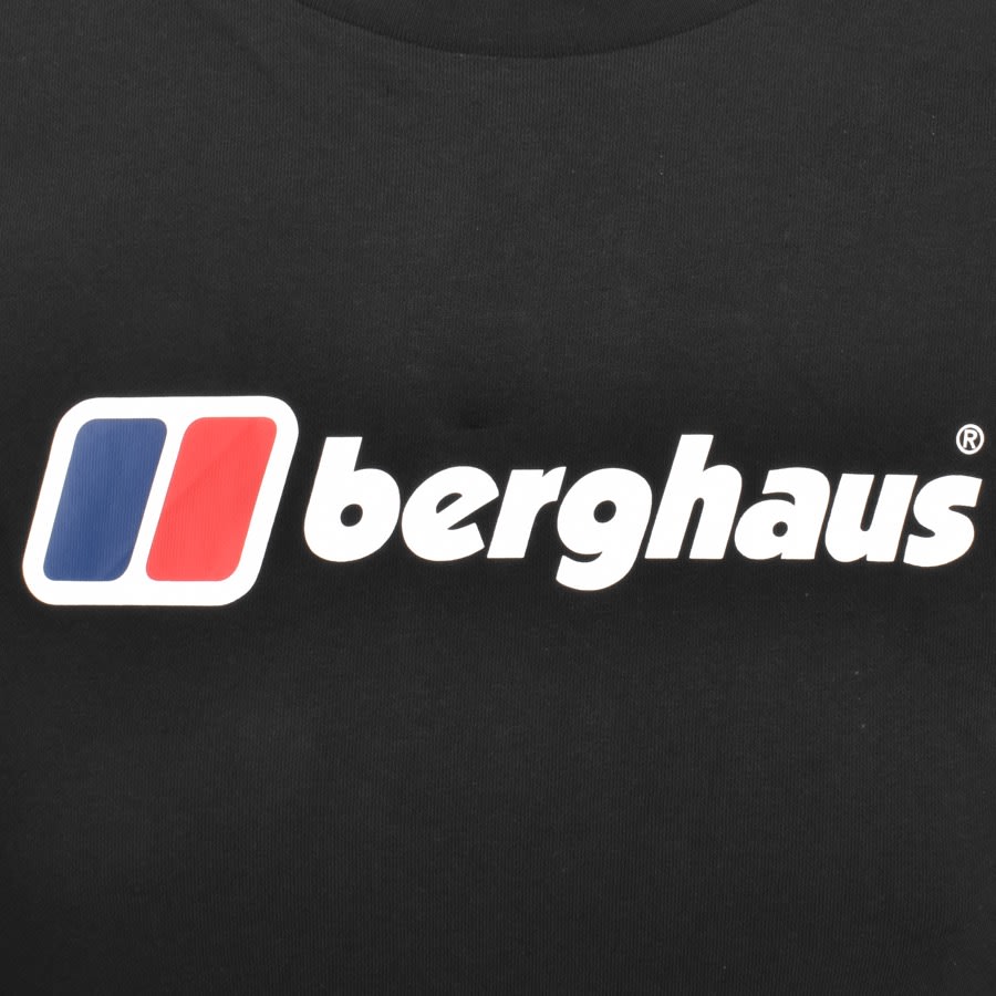 Image number 3 for Berghaus Logo Long Sleeve T Shirt Black
