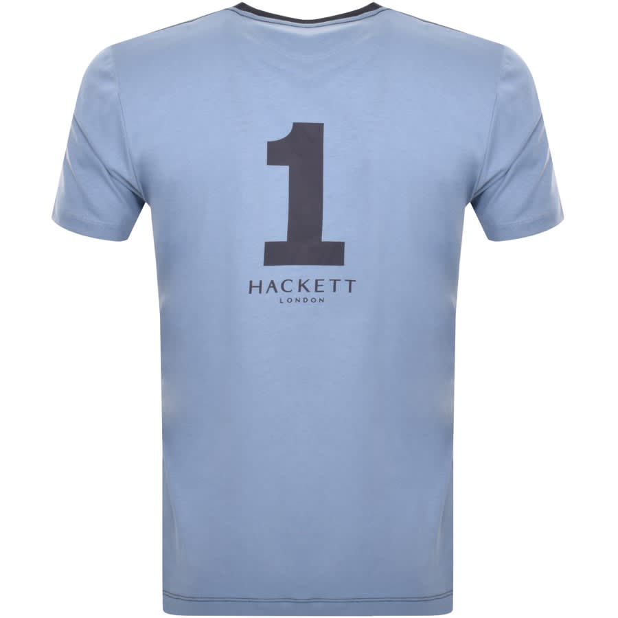Hackett London Logo T Shirt Navy Mainline Menswear Australia