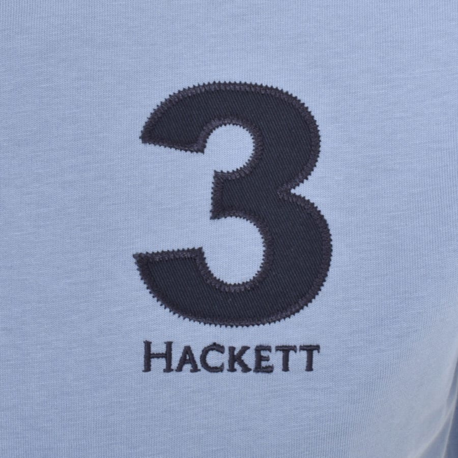 Hackett London Logo T Shirt Blue