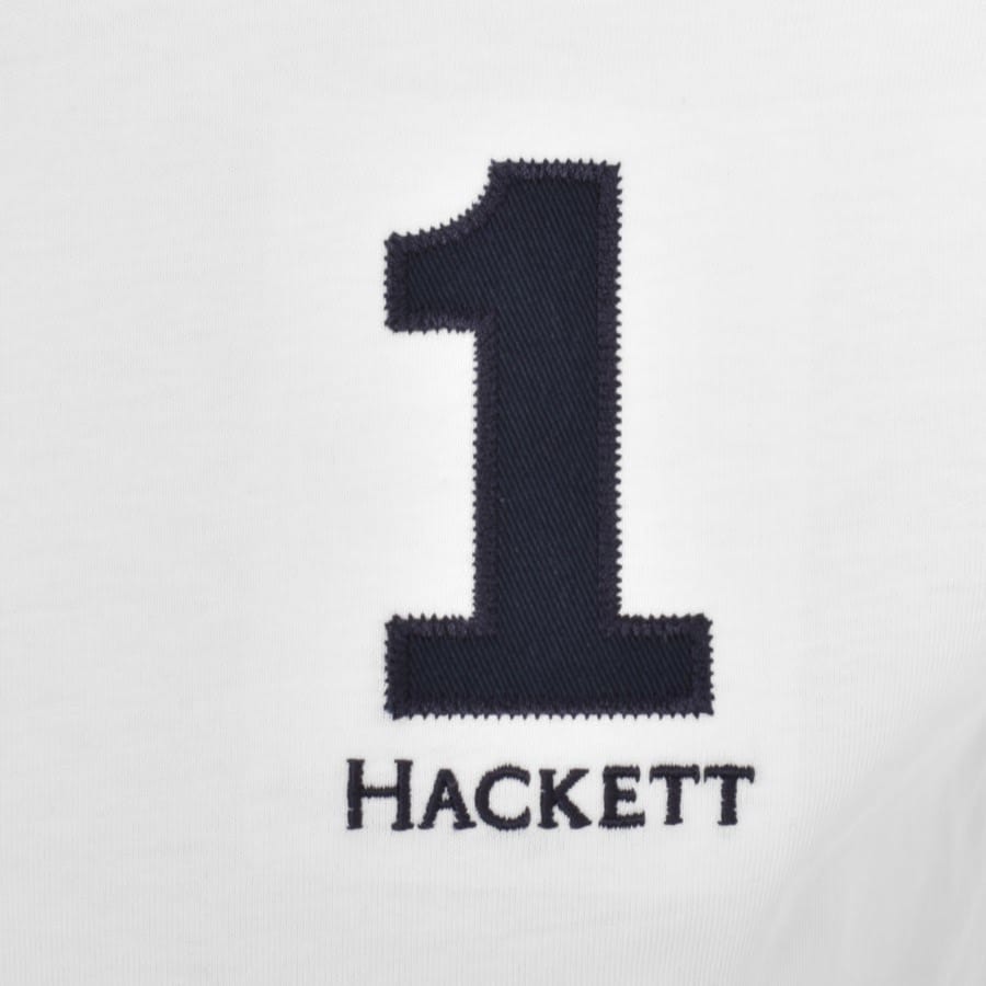 Image number 3 for Hackett London Logo T Shirt White