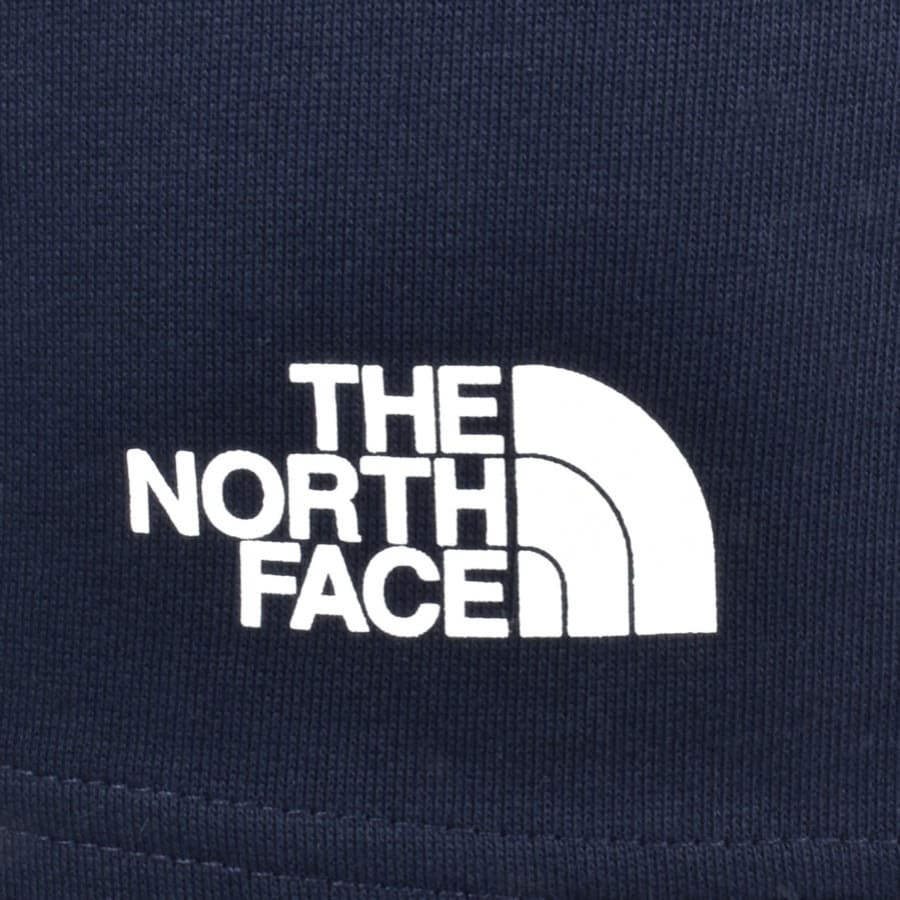 Image number 3 for The North Face Logo Jersey Shorts Navy