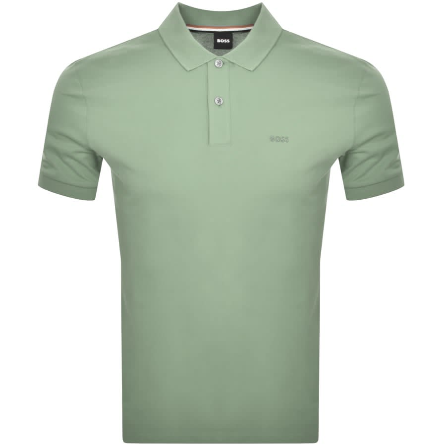 Image number 1 for BOSS Pallas Polo T Shirt Green