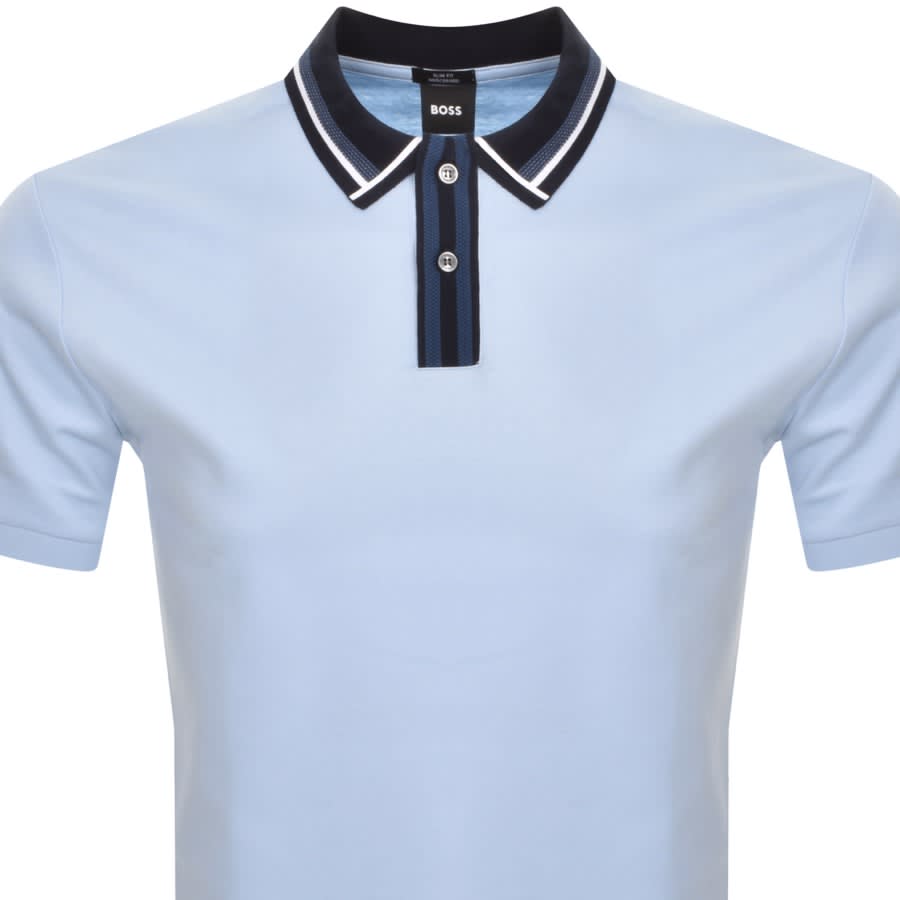 Image number 2 for BOSS Phillipson 36 Polo T Shirt Blue